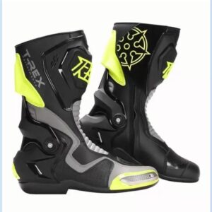 Ryo T-REX Riding Boots ( Black, flu. Yellow)