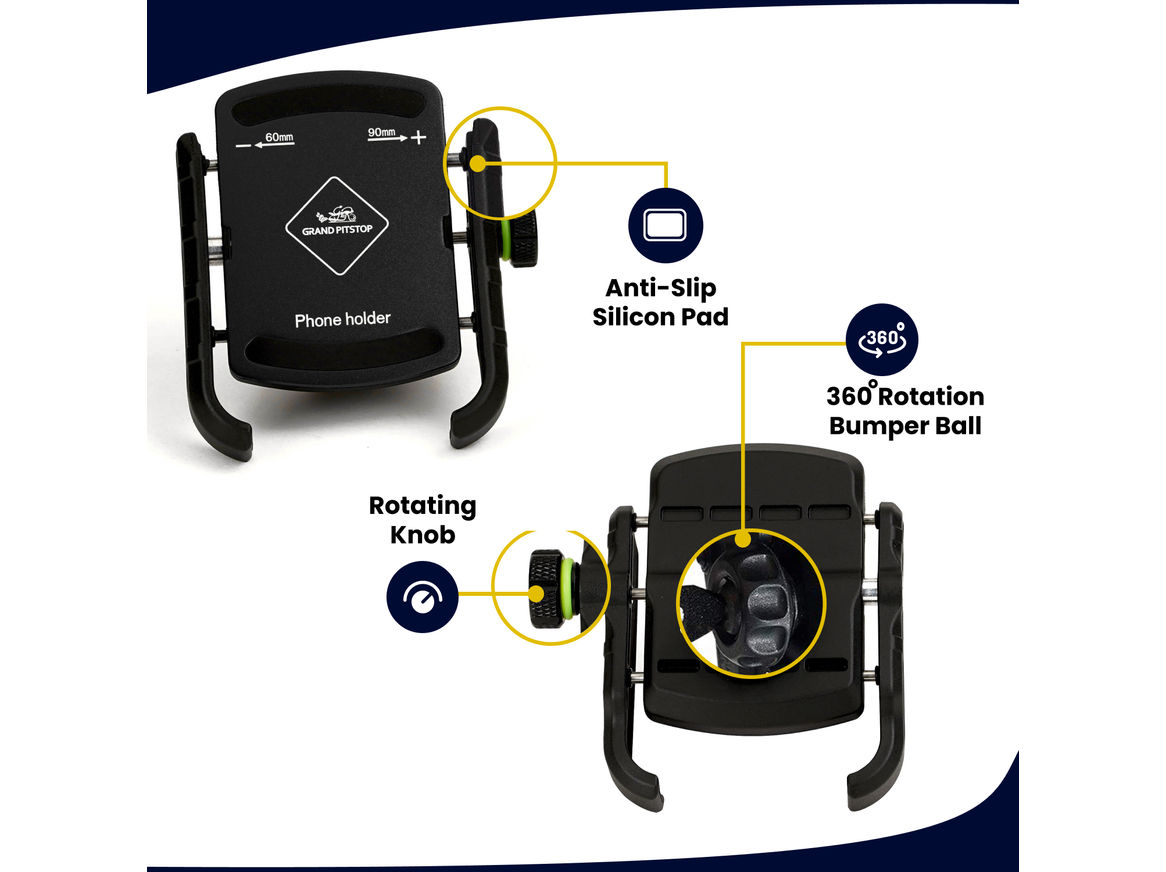 GrandPitstop Jaw-Grip Mobile Holder Mount without Charger - Image 2
