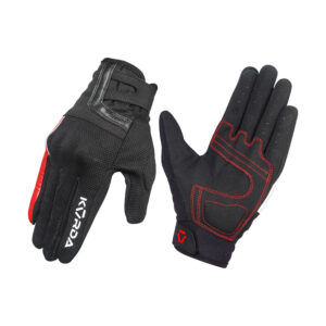 KORDA STREET SHORT CUFF RIDING GLOVES ( Red)