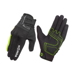 KORDA STREET SHORT CUFF RIDING GLOVES ( Fluorescent Yellow )