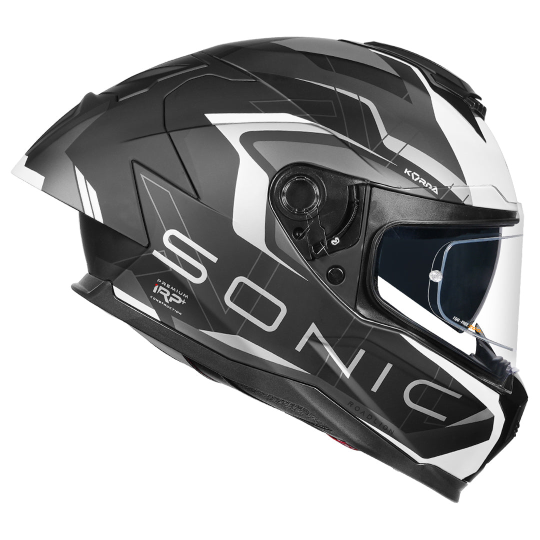 Korda Sonic GP Roadlion Helmet (Grey) - Image 2