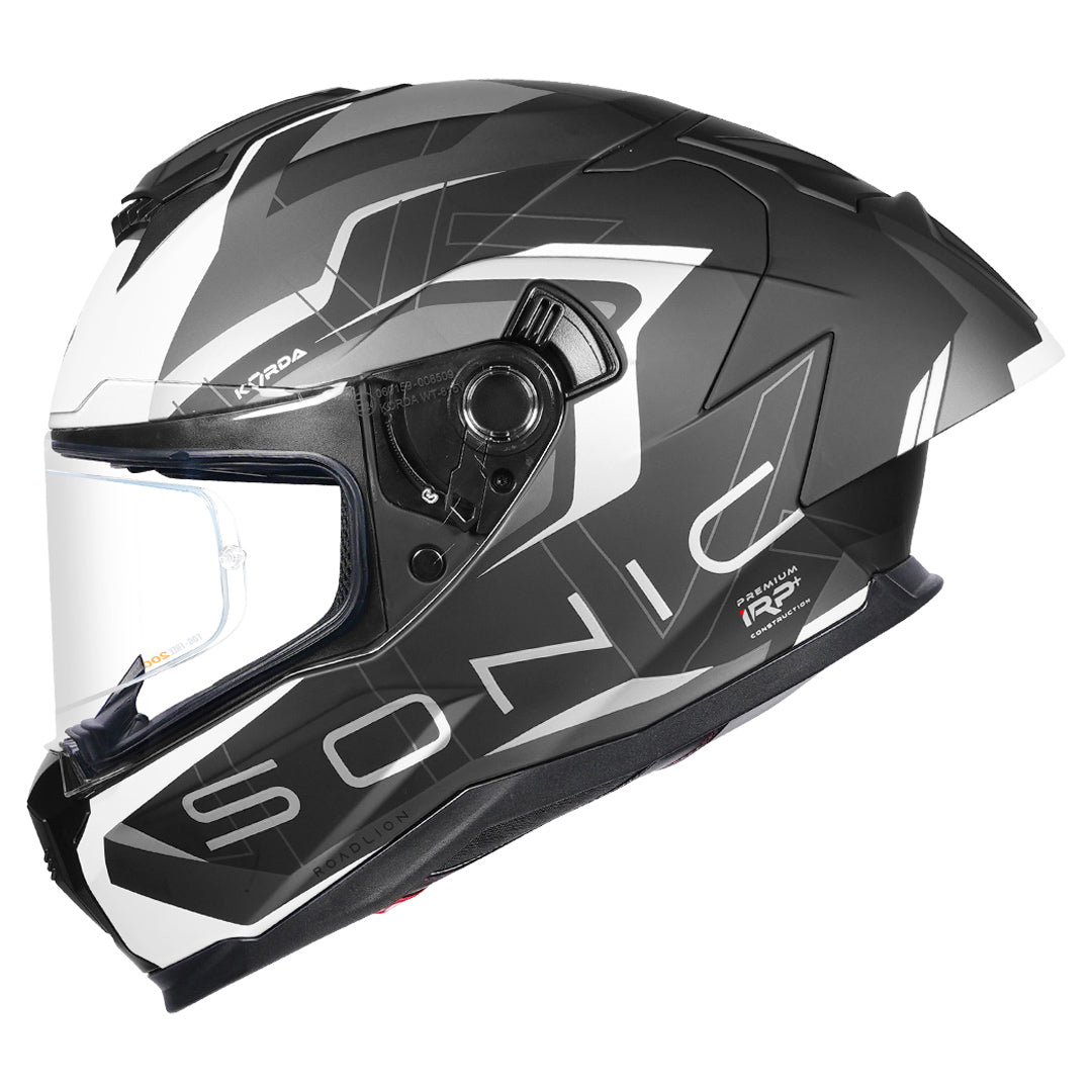 Korda Sonic GP Roadlion Helmet (Grey) - Image 5