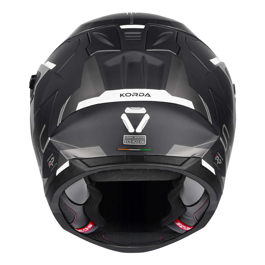 Korda Sonic GP Roadlion Helmet (Grey) - Image 4