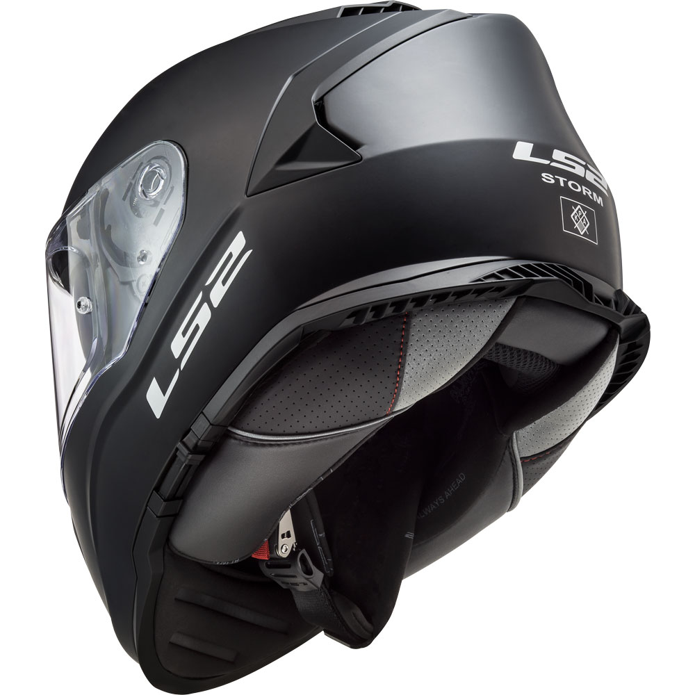 LS2 FF800 STORM SOLID MATT BLACK HELMET - Image 3