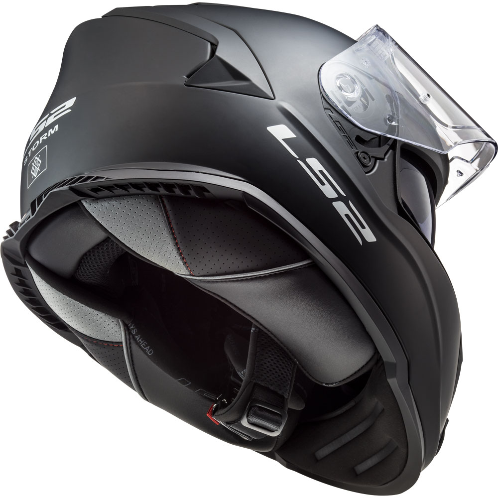 LS2 FF800 STORM SOLID MATT BLACK HELMET - Image 4