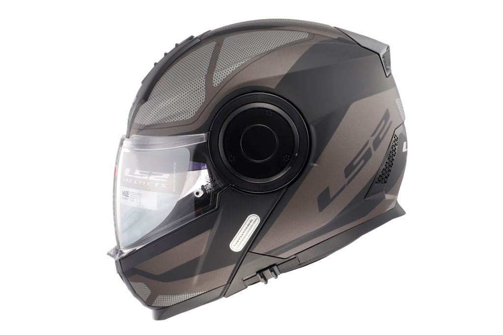 LS2 FF902 Scope Axis Matt Black Titanium Flip Up Helmet