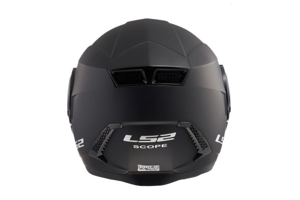 LS2 FF902 Scope Solid Matt Black Flip Up Helmet - Image 3