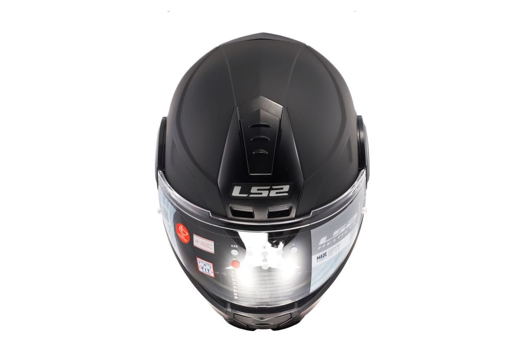 LS2 FF902 Scope Solid Matt Black Flip Up Helmet - Image 2