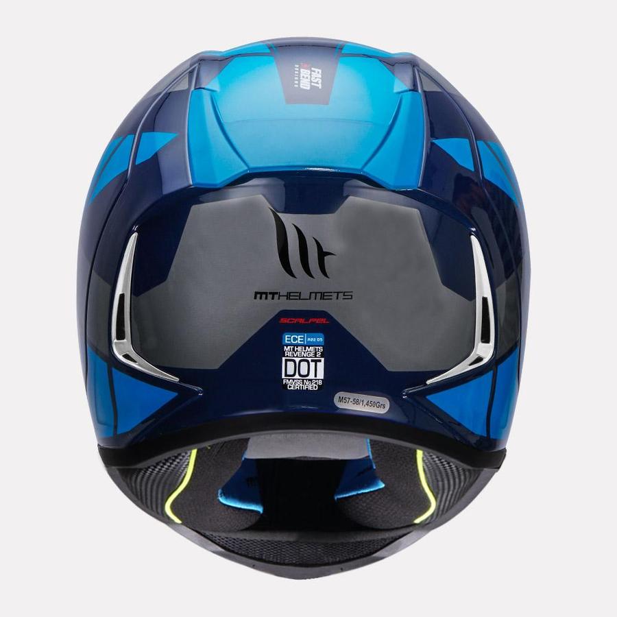 MT Revenge 2 Scalpel Helmet (Gloss Blue) - Image 5