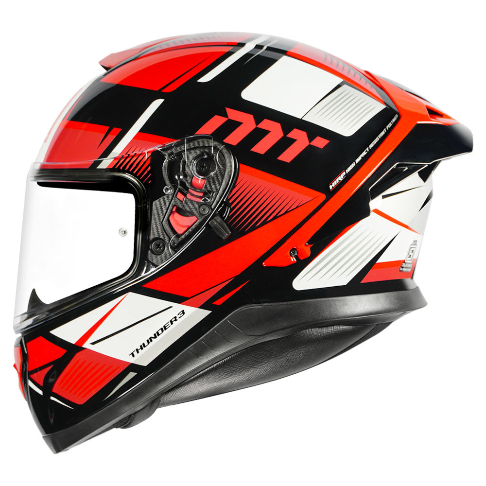 MT Thunder3 Pro Synthex Helmet (Gloss Fluorescent Red)