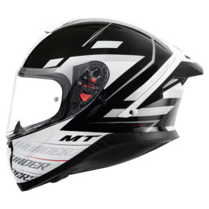 MT THUNDER3 PRO DAMER  HELMET (Gloss White )