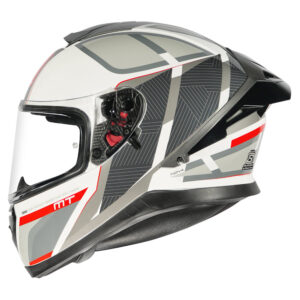 MT Thunder3 Pro Nova Helmet (Gloss White Red)