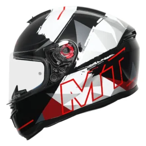 MT HUMMER MONTI HELMET (Gloss Black & White )