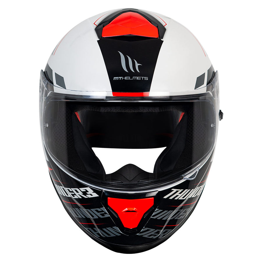 MT THUNDER3 PRO DAMER HELMET ( Gloss Red ) - Image 3
