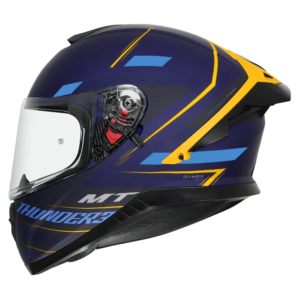 MT THUNDER3 PRO DAMER HELMET ( Matt Blue)