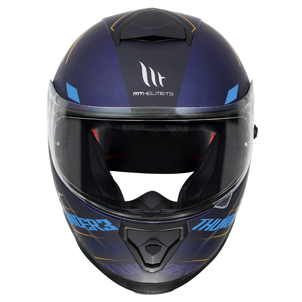 MT THUNDER3 PRO DAMER HELMET ( Matt Blue) - Image 2
