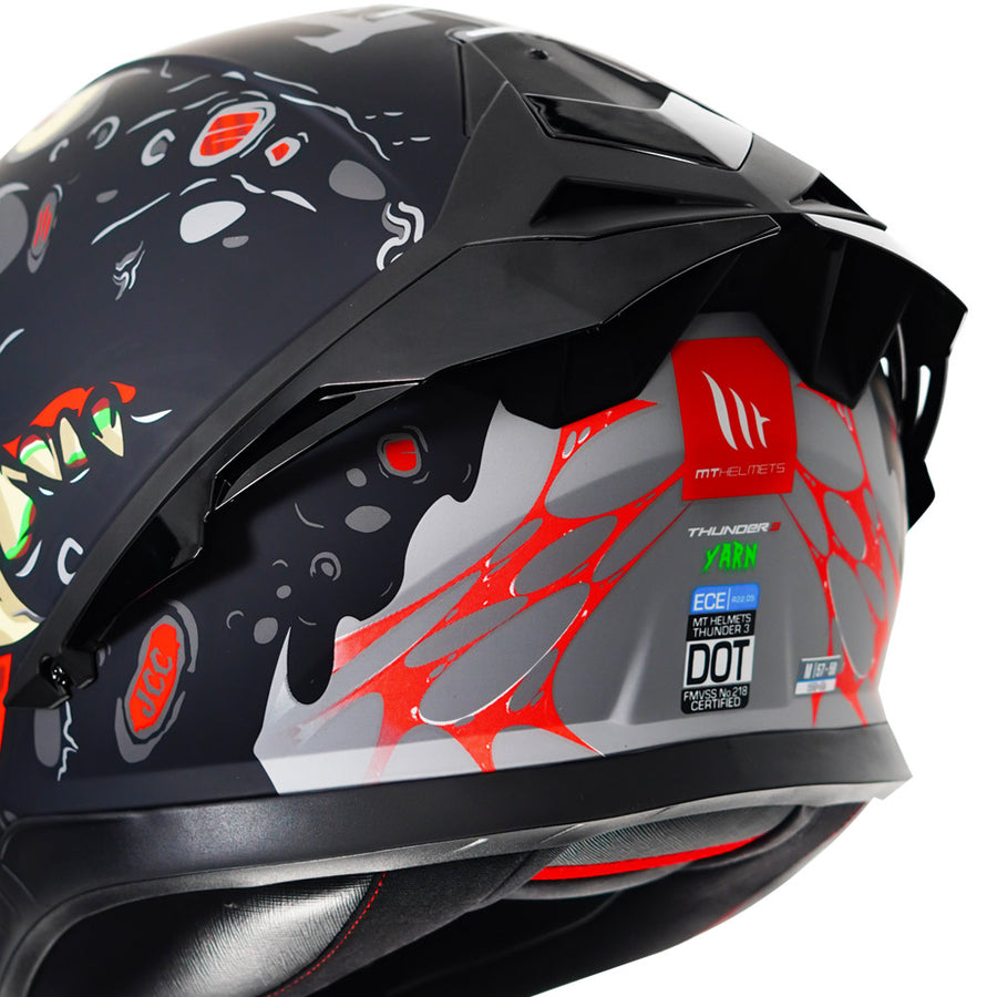 MT THUNDER3 PRO YARN HELMET ( Matt Black ) - Image 2