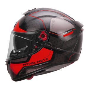 MT BLADE 2SV AURA  HELMET ( GLOSS RED )
