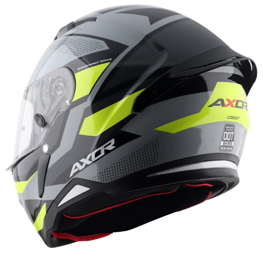 APEX Hunter Cornet Helmet (NARDO GREY NEON YELLOW) - Image 7