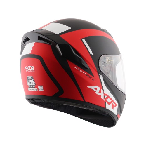 AXOR RAGE RTR HELMET ( DULL BLACK RED ) - Image 5