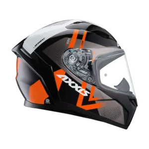 AXXIS SEGMENT LEDERS HELMET (GLOSS ORANGE) M
