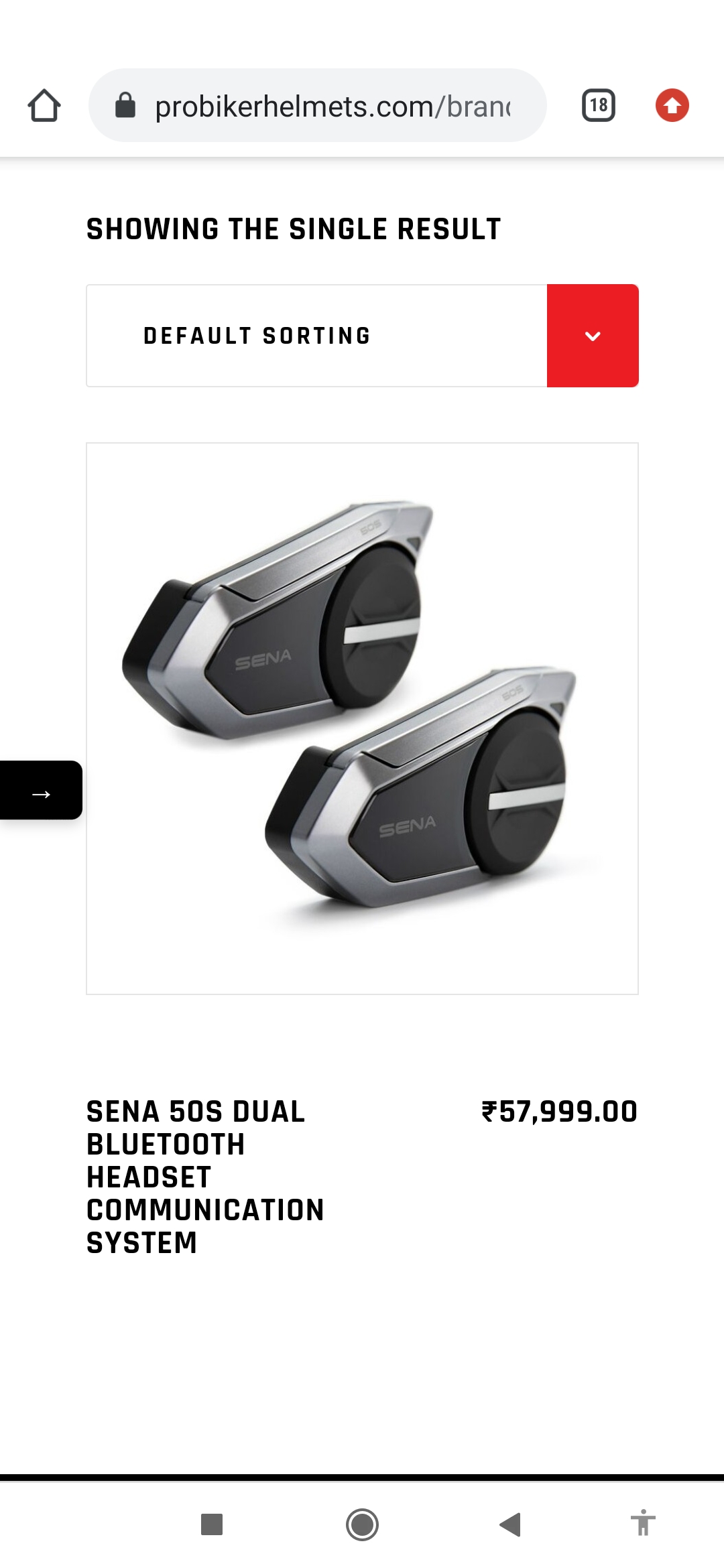 Sena 50S Dual Bluetooth Headset Communication system with Harman Kardon - Image 9