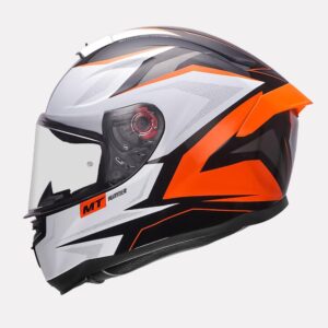 MT Hummer Stark Gloss Fluorescent Orange Helmet