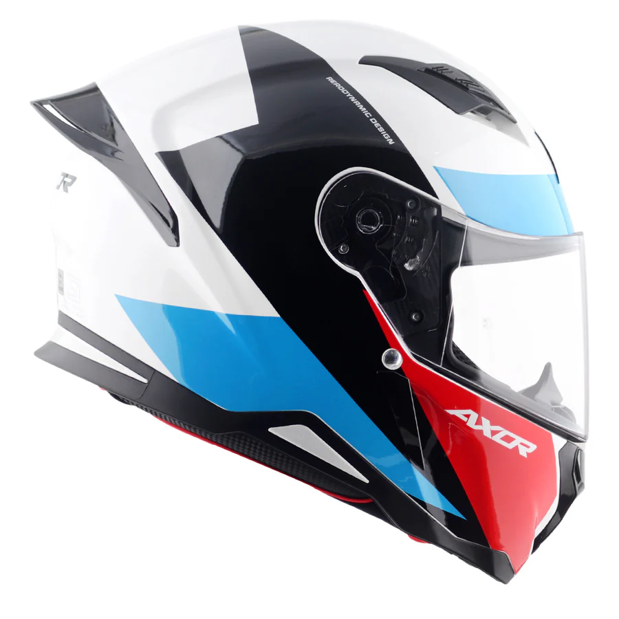 APEX Hunter Turbo Helmet (White Red) - Image 7