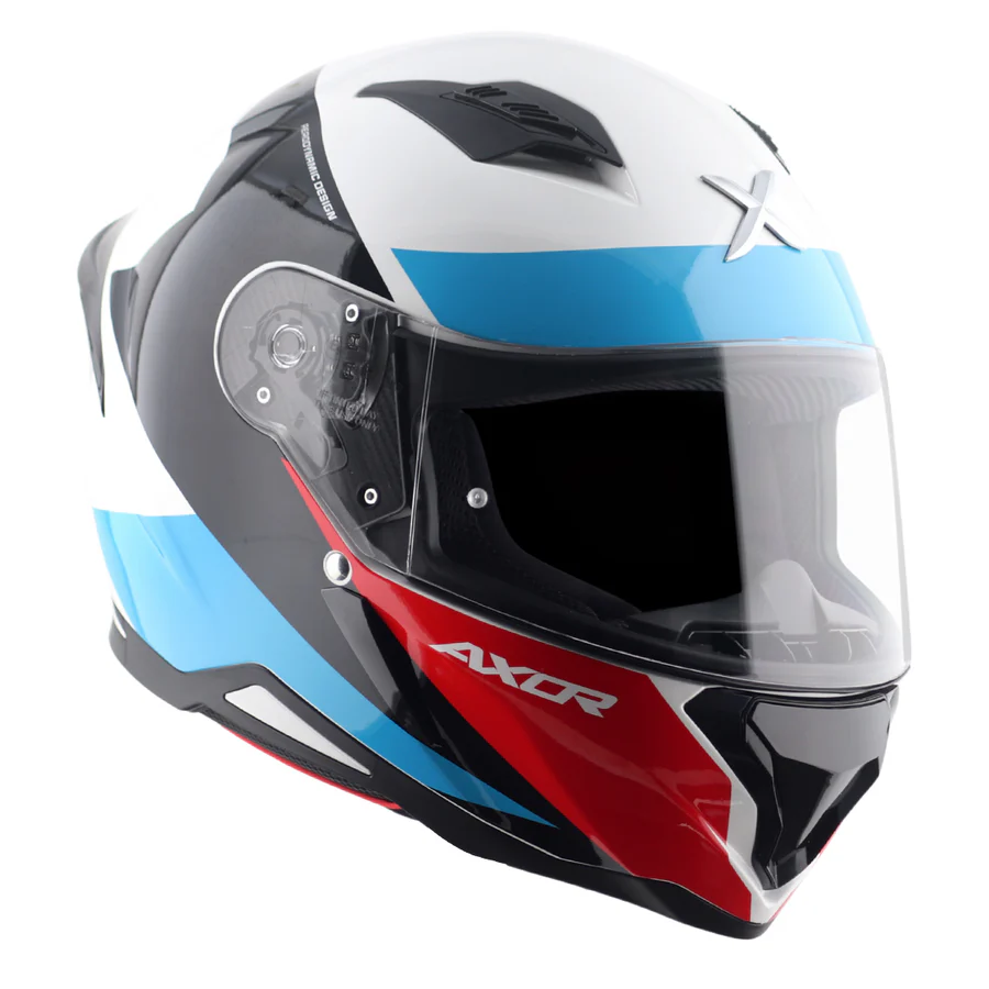 APEX Hunter Turbo Helmet (White Red)