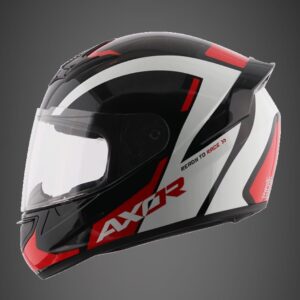 AXOR RAGE RTR HELMET ( GLOSS BLACK RED )