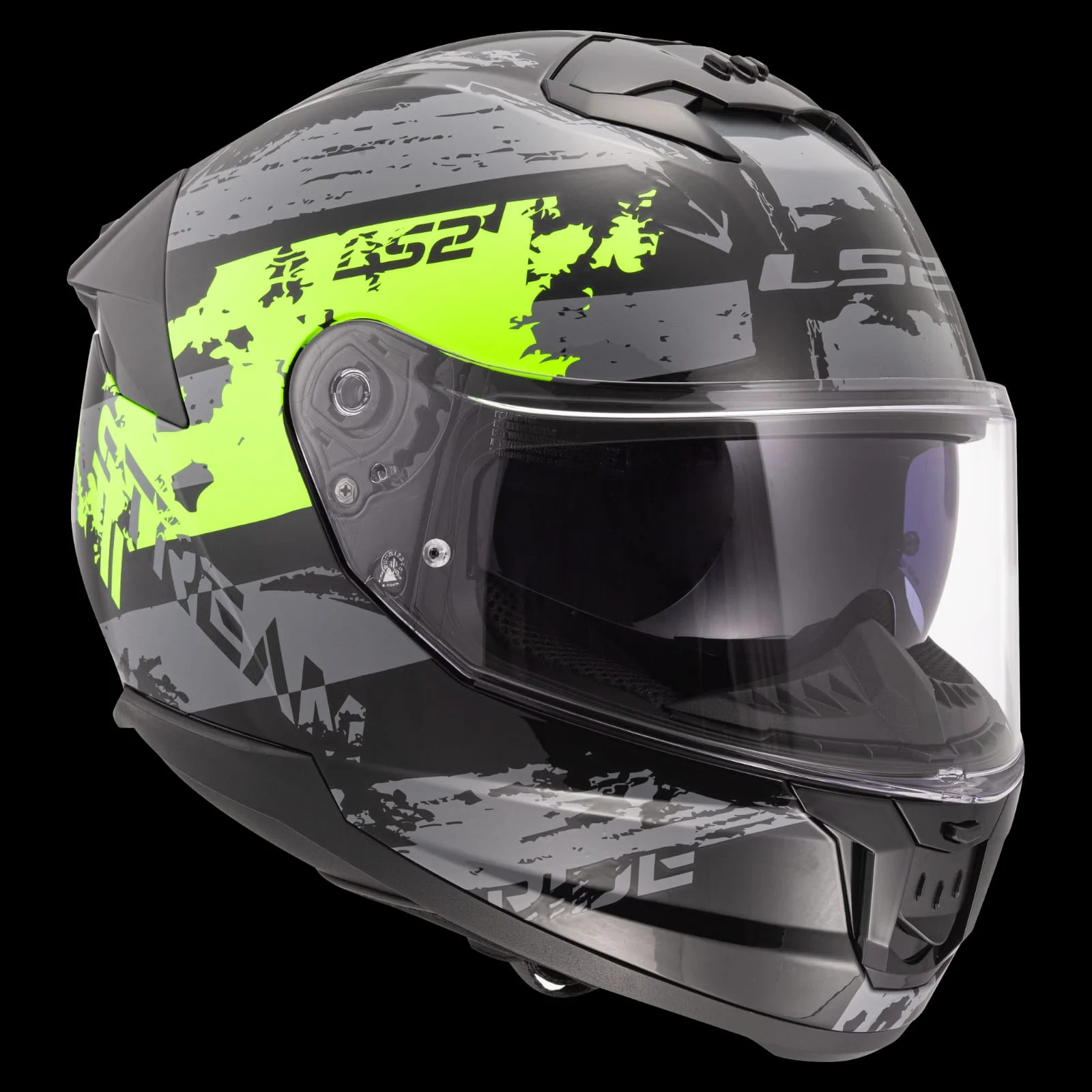 LS2 FF320 STREAM II NOISY YELLOW BLACK-06 - Image 5