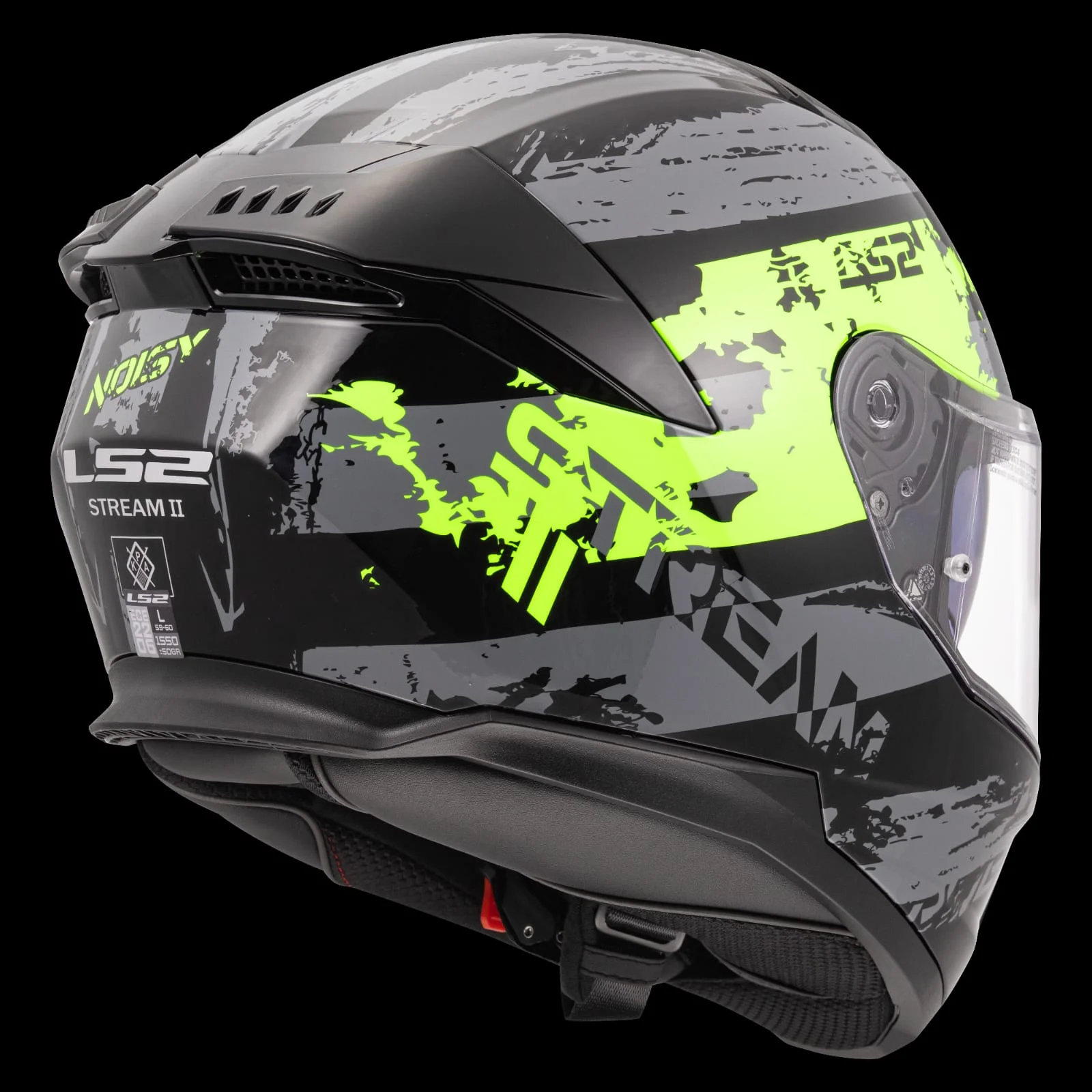 LS2 FF320 STREAM II NOISY YELLOW BLACK-06 - Image 7