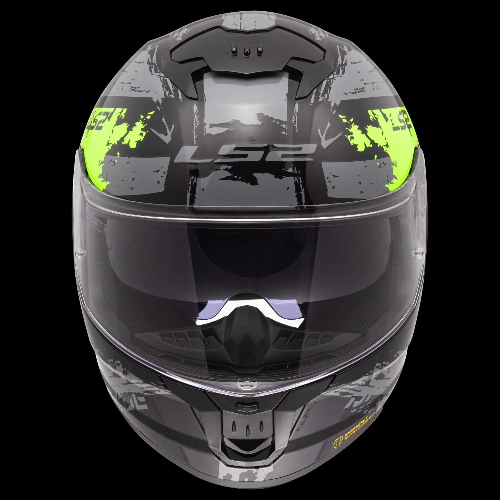 LS2 FF320 STREAM II NOISY YELLOW BLACK-06 - Image 4