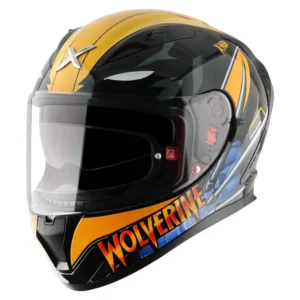 AXOR STREET MARVEL WOLVERINE HELMET(Black Yellow)