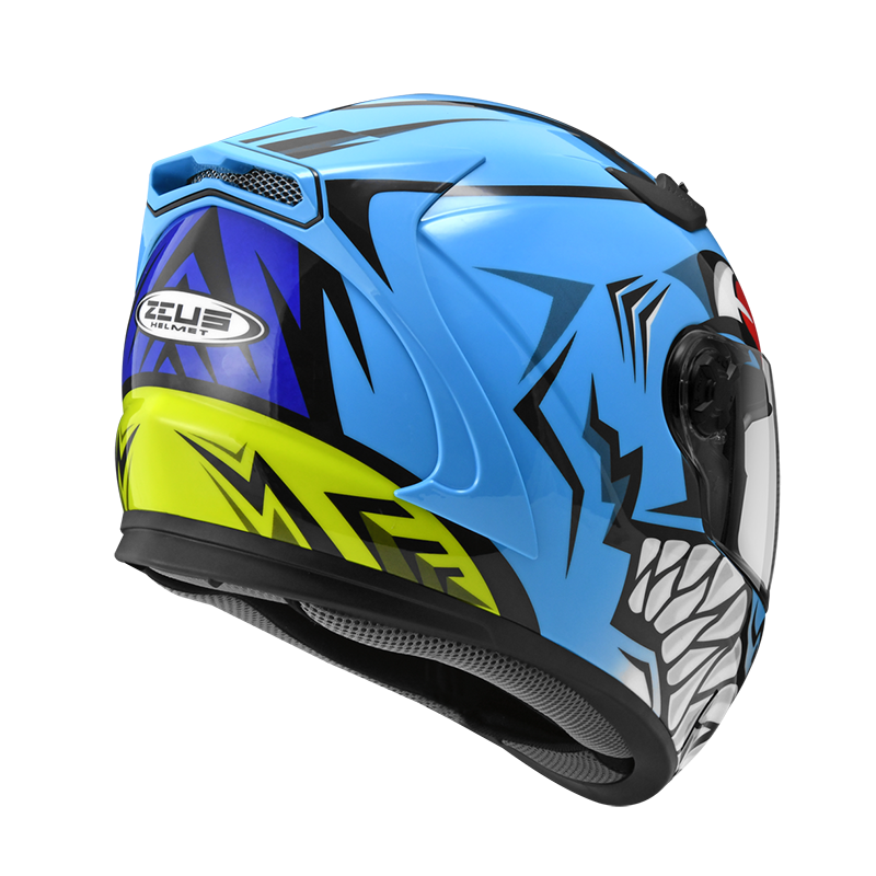 Zeus ZS-813 Blue AN31 Blue Green Helmet - Image 4