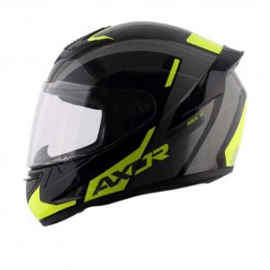 AXOR RAGE RTR HELMET ( BLACK NEON YELLOW  )