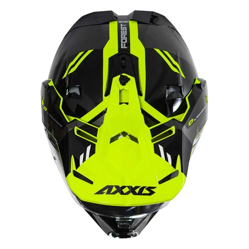 AXXIS WOLF DS FOREST HELMET (Fluorescent yellow) - Image 3