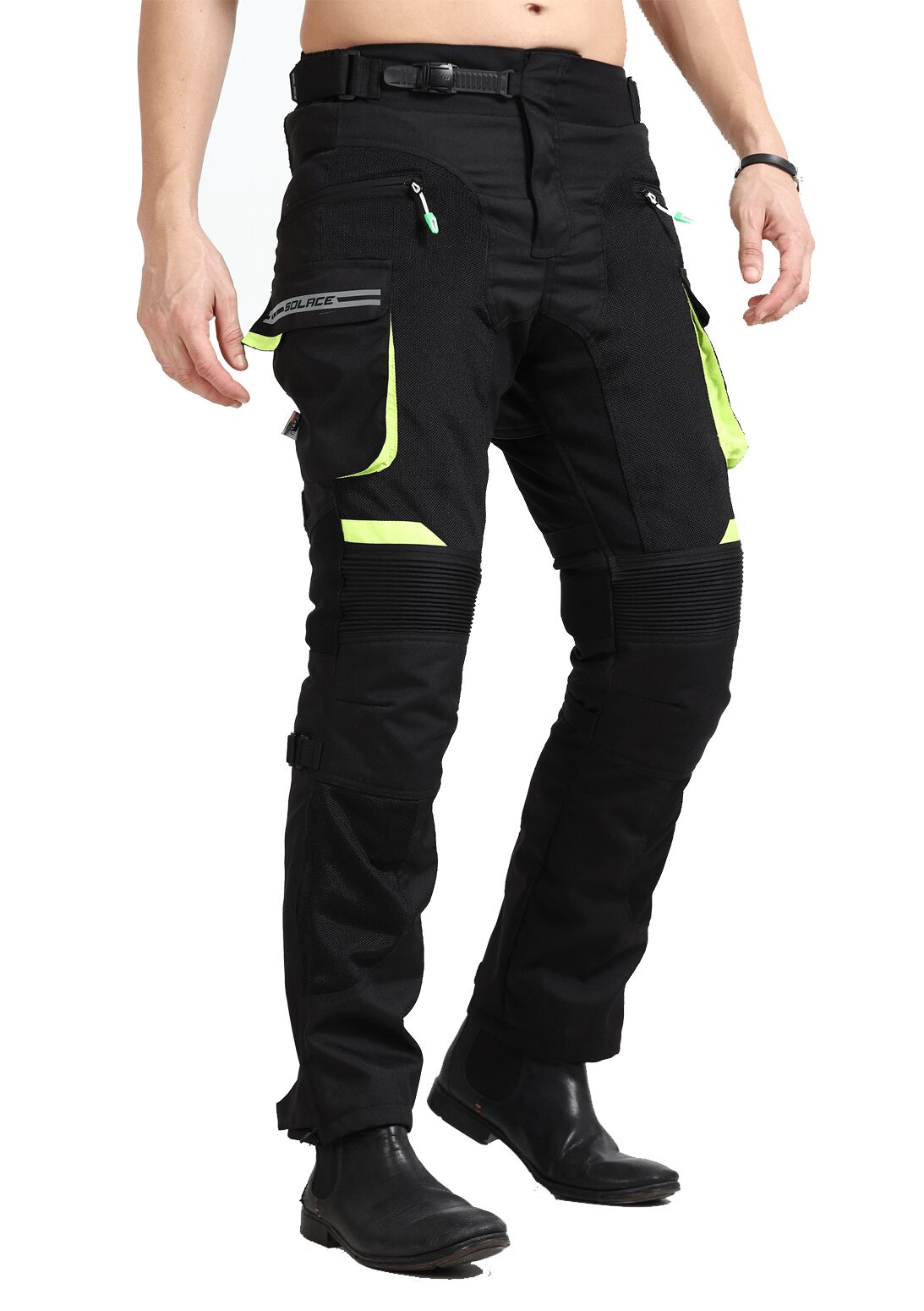 SOLACE COOLPRO V3T.0 Mesh Pant (Black & Neon) - Image 4