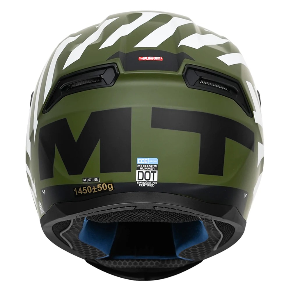 MT HUMMER AIR HELMET ( Matt Military Green ) - Image 2