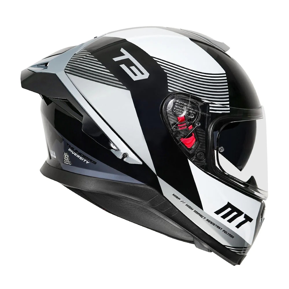 MT THUNDER3 PRO DIVERSITY HELMET (Grey) - Image 2