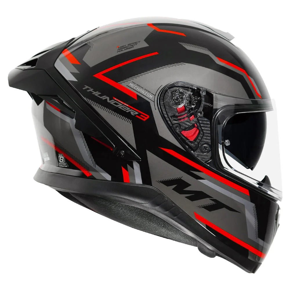 MT THUNDER3 PRO BLAZE HELMET (Black) - Image 4