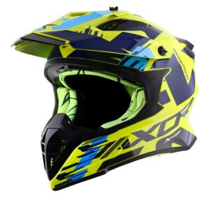 AXOR X-CROSS X1 HELMET (Neon Yellow Blue)