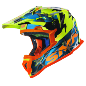 SMK Allterra Fulmine Off Road Helmets (Flo Black Orange)