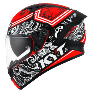 KYT NF-R  Steel Flower Helmet ( Red )