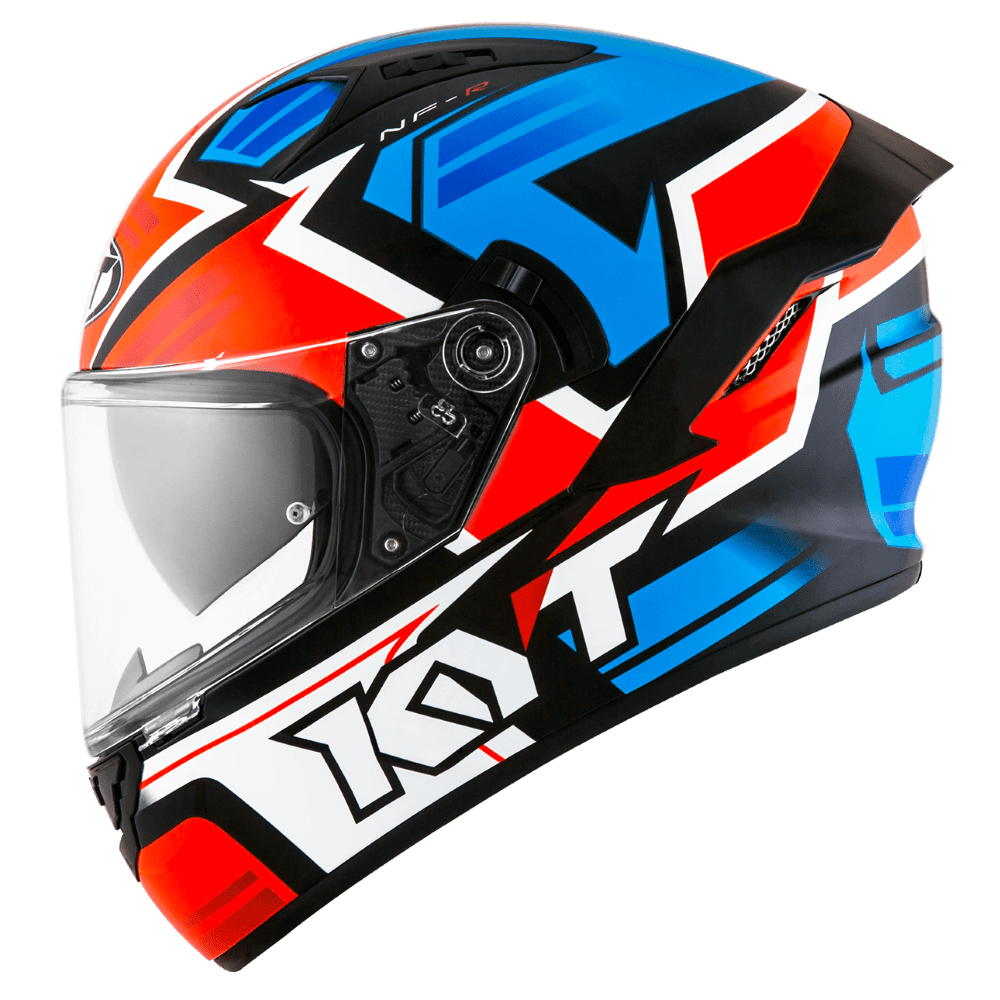 KYT NF-R Artwork Helmet ( Red/Blue ) - Image 3