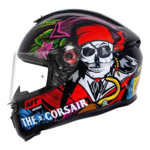 MT Hummer CORSAIR Helmet ( Gloss Black )