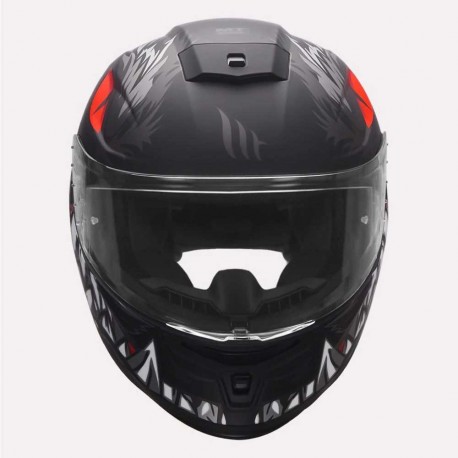 MT Hummer Lycan Matt Black Helmet - Image 2