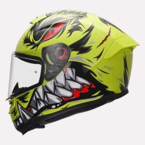 MT Hummer Lycan Fluorescent Yellow Helmet