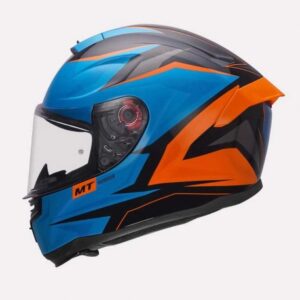 MT Hummer Stark Gloss Blue Helmet