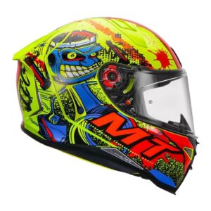 MT REVENGE 2 PISTON HELMET ( fluorescent yellow )